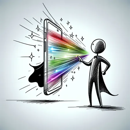 AI-Generated: The Little Phone That Could Draw Really Fast