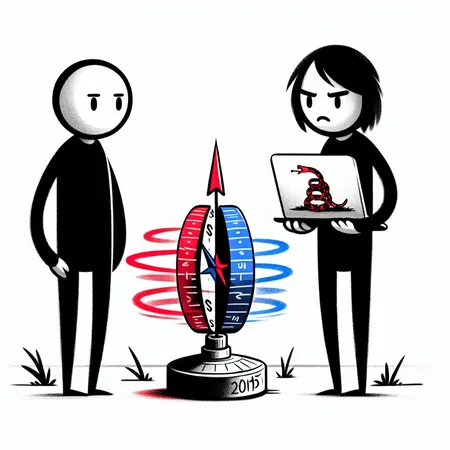 AI-Generated: The Little Magnet That Couldn't Point North (Until Python Helped)
